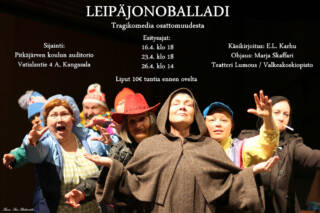 Leipäjonoballadi-näytelmän juliste.