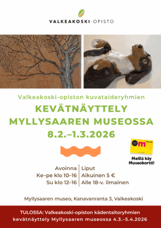 Kevätnäyttelyn mainos.